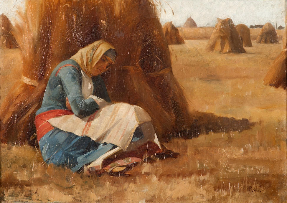 Theodoros Rallis - Riposare vicino a un pagliaio
